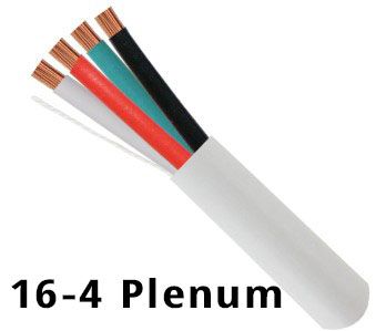 16 GA 4 Con Plenum- WHT 500\'