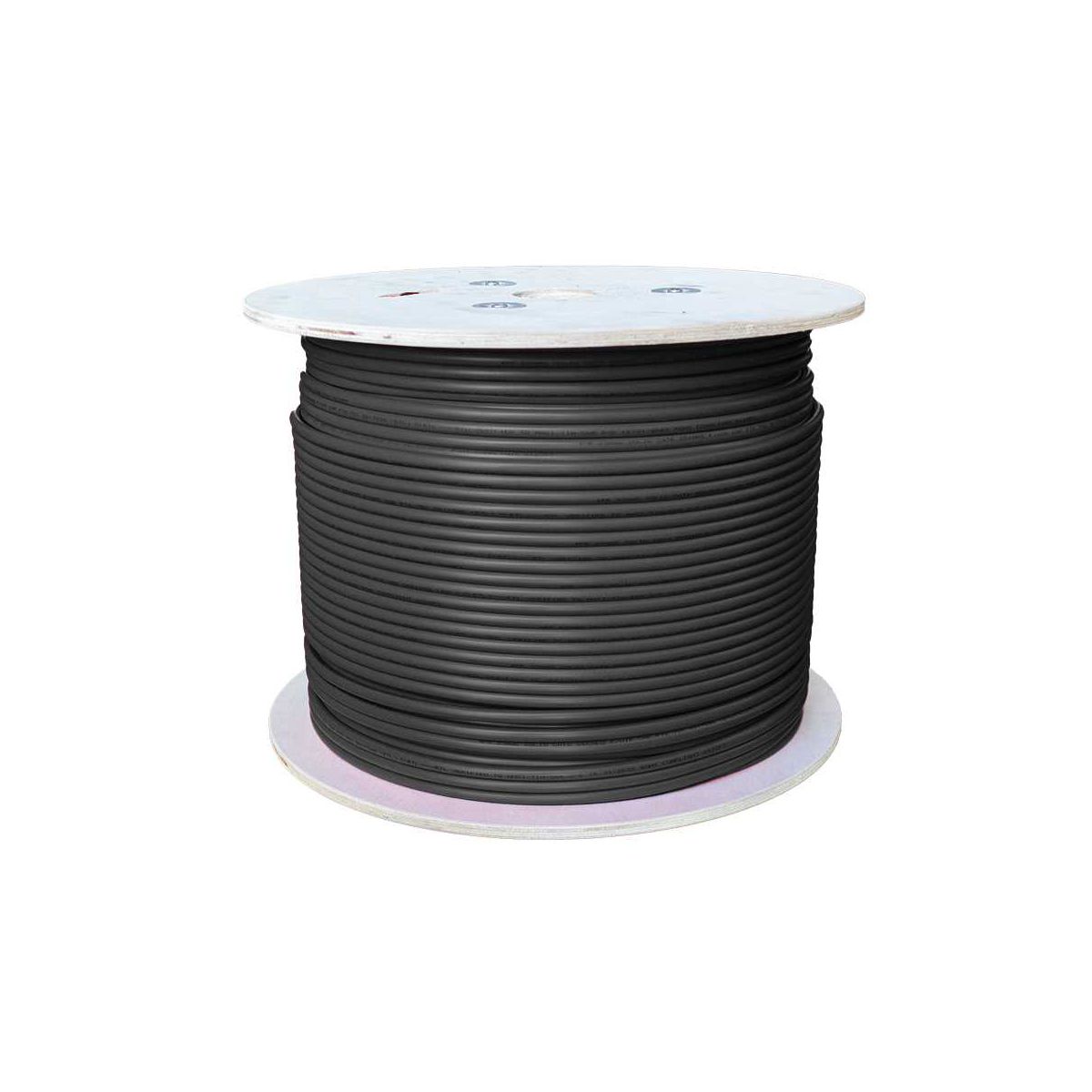 168-400/S/P/BK - CAT6 F-UTP Plenum Shielded, 1000ft Sp, BLK