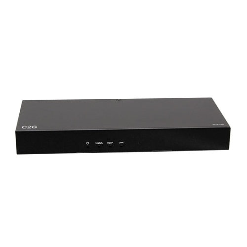 C2G C2G30020 HDMI HDBaseT 3.5mm, USB-A and RS232 over Cat Audio De-Embedding Extender Box Receiver, 4K 60Hz,Black