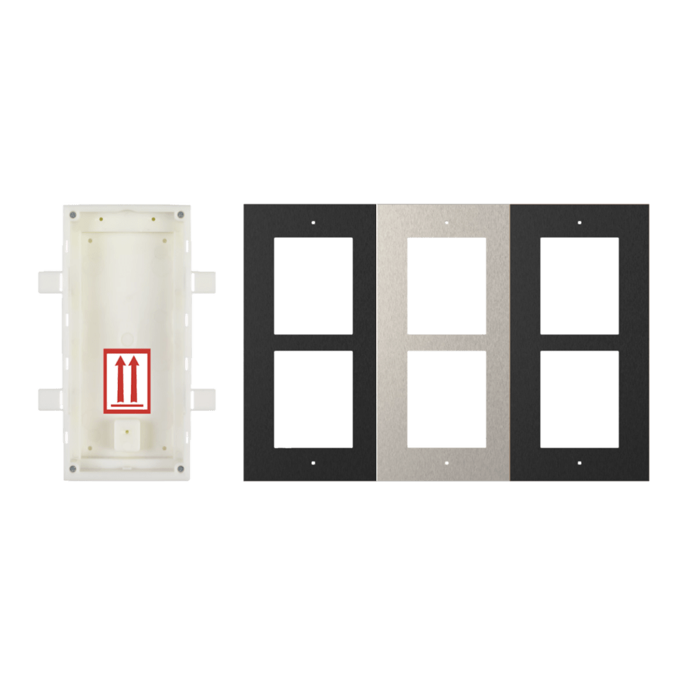 Control4® DS3 2-Module Touch Keypad Door Station - Flush Mount (Black)