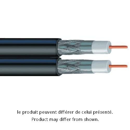 RG6 Siamese - Dual Sheild Black