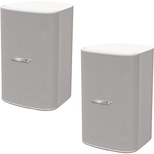 Bose Professional 829682-0220 DesignMax DM6SE Loudspeakers, Surface-Mount, Coaxial 2-Way Drivers, 125W, IP55, 1-Pair, White