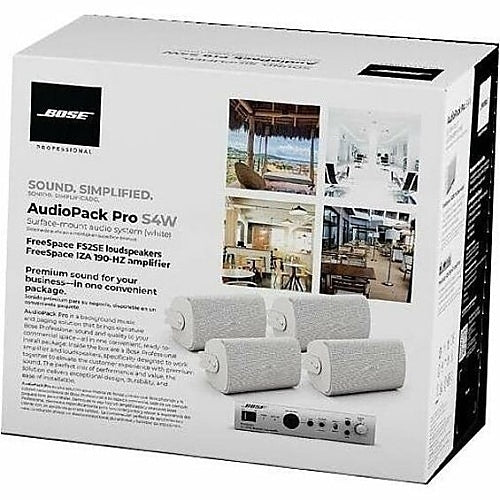 Bose Professional 888475-1210 AudioPack Pro S4W, 120V, White