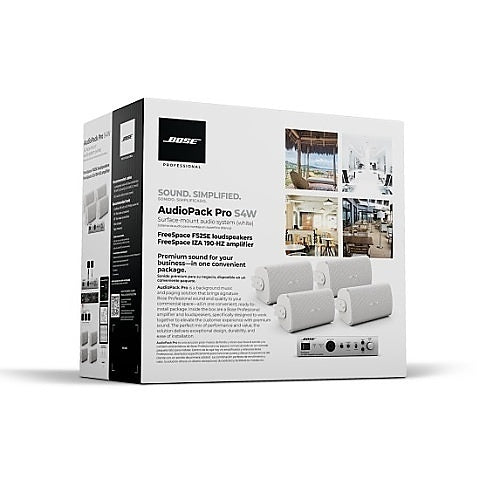 Bose Professional 888475-1210 AudioPack Pro S4W, 120V, White