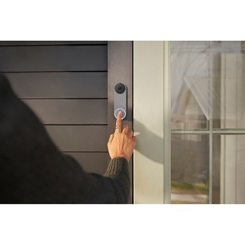 Google Nest Video Doorbell, Wired, 2nd Gen, Ash (GA03696-CA)