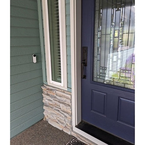 Google Nest Video Doorbell, Wired, 2nd Gen, Ash (GA03696-CA)
