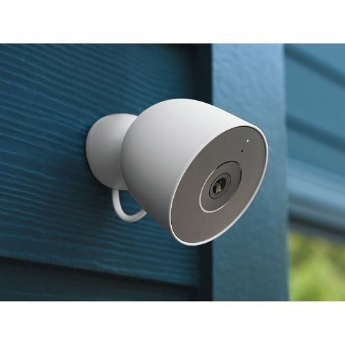 Google Nest Cam, Outdoor, Wired, 2nd Gen, Snow (GA09963-CA)