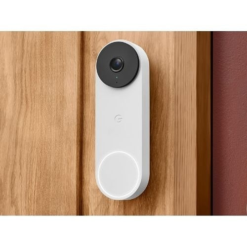Google Nest Video Doorbell, Wired, 3rd Gen, Snow (GA09967-CA)