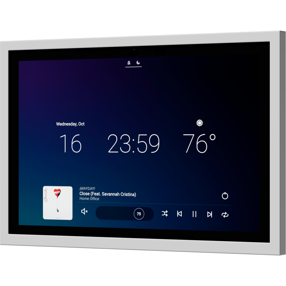 Control4® T5 Series In-Wall Touchscreen 8\\" White