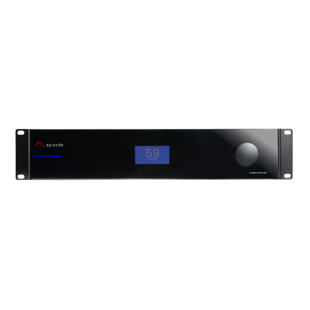 Episode® Hybrid 70V 8-ohm DSP Amplifier - 1200W