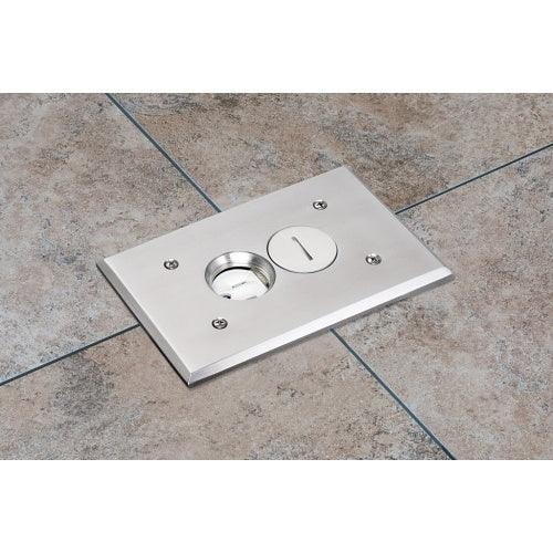 Arlington FLBC101NL Concrete Floor Boxes with Metallic Covers