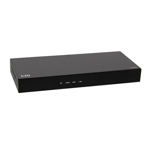 C2G C2G30020 HDMI HDBaseT 3.5mm, USB-A and RS232 over Cat Audio De-Embedding Extender Box Receiver, 4K 60Hz,Black