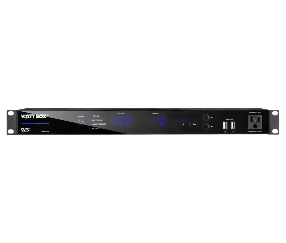 WattBox® 800 Series Rack Mountable Faceplate Display