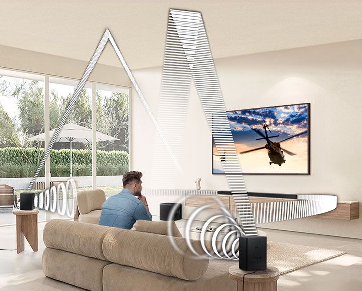 Soundbar (Slim) & Sub (White) - S801 series, 2024