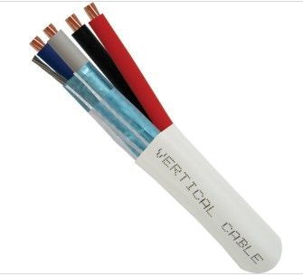 Lutron QS Control Cable 22-2 x 2 + 16-2 x 2, 1000\' White