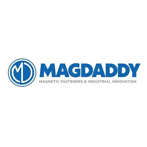 Mag Daddy JH12MT-100 Magnetic J-Hook Top Mount, 3/4\\", 100-Pack, Silver