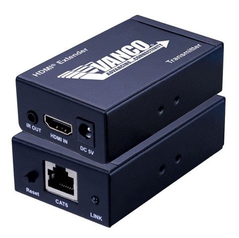 HDMI Extender over Single Cat5E-6 Cable with IR