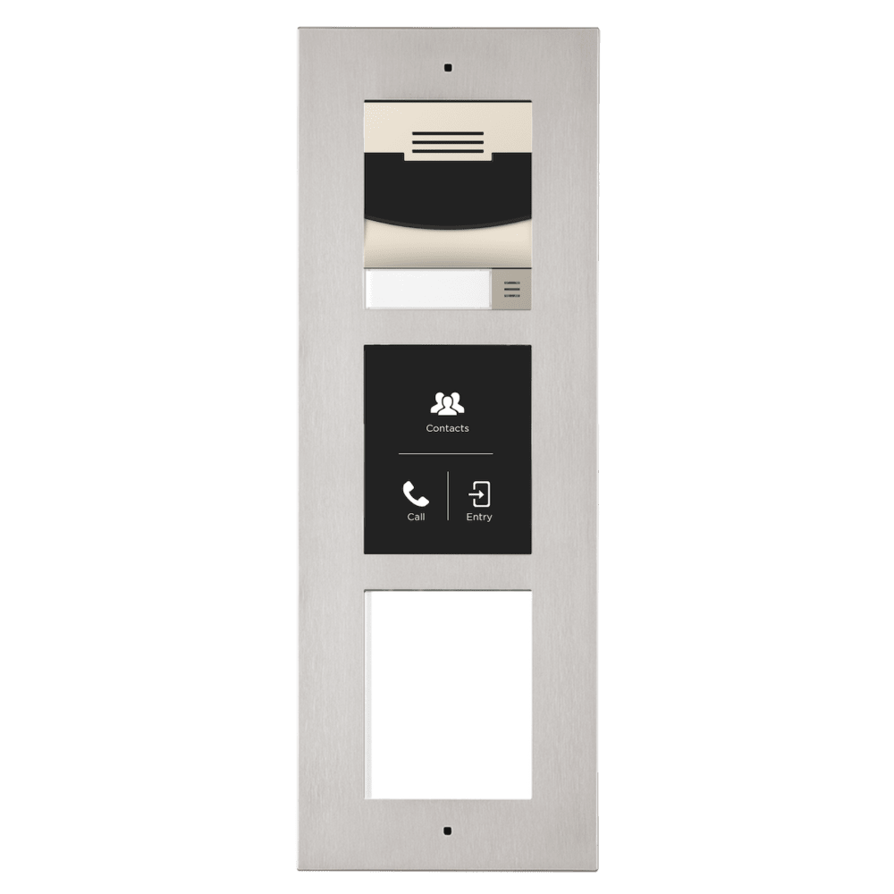 Control4® DS3 3-Module Touch Door Station - Flush Mount (Brushed Nickel)