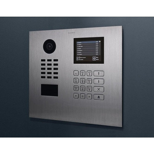 DoorBird 423870888 D21DKH IP Video Intercom with Keypad and Display Module, Stainless Steel V4A