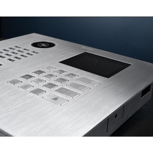 DoorBird 423870888 D21DKH IP Video Intercom with Keypad and Display Module, Stainless Steel V4A