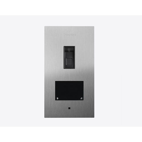 DoorBird A1122 Flush-Mount IP Access Control Device with Fingerprint Reader, Stainless Steel V2A