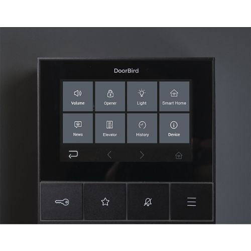 DoorBird A1101-B-BLACK IP Video Indoor Station, Black