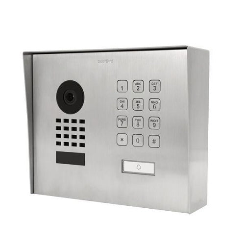 DoorBird D1101KH-M-S-SSV2A IP Video Door Station with Modern Surface Mount and Keypad Module
