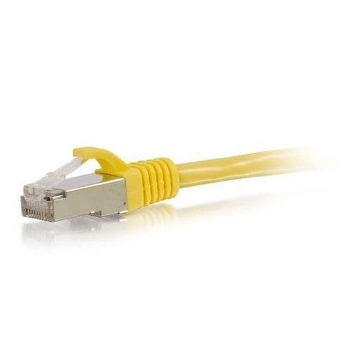 C2G CG00870 14\' CAT6 Snagless Shielded Twisted Pair Cable, 14\', Yellow