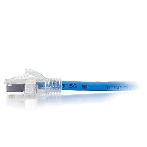 C2G CG43177 Cable with Discontinuous Shielding, Plenum CMP-Rated, 25\', Blue