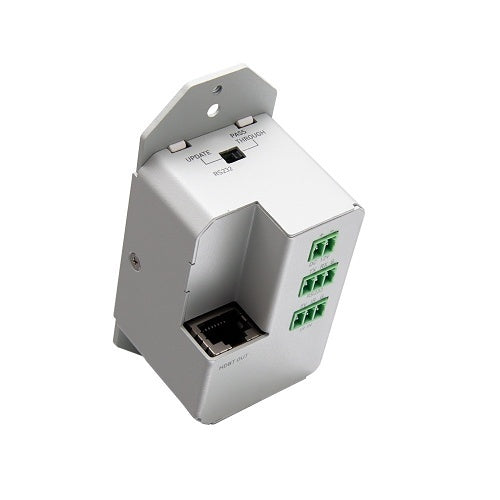 C2G C2G30021 HDMI HDBaseT RS232 and IR over CAT Extender Single Gang Wall Plate Transmitter, 4K 60Hz, White