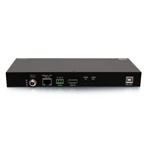 C2G C2G31013 HDMI HDBaseT + 3.5mm, USB-B to A, and RS232 Over Cat Extender Box Transmitter to Box Receiver, 4K 60Hz