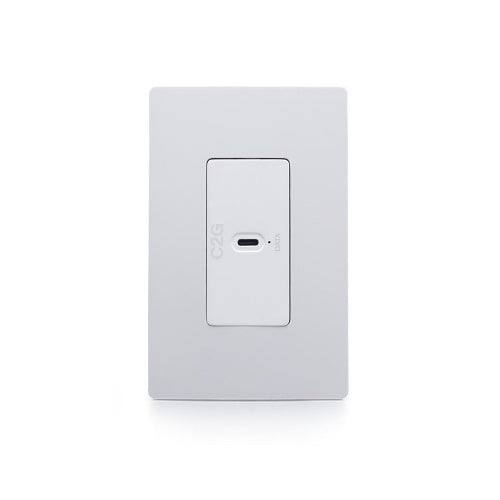 C2G C2G54267 Superbooster 1-Port USB over CAT6a Wall Plate to Box Extender, Kit