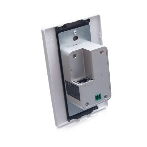 C2G C2G54267 Superbooster 1-Port USB over CAT6a Wall Plate to Box Extender, Kit