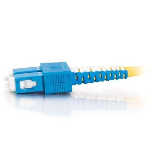 C2G CG20455 Silver Coated Copper Duplex Single Mode Fiber Optic Cable, 9/125, OS1/2