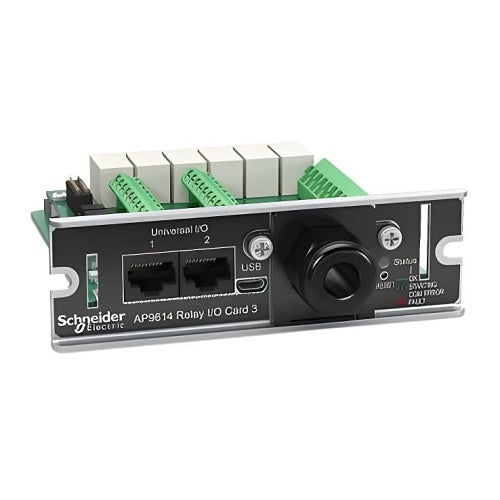 APC AP9614 Dry Contact I/O Card with Management Options, Output Relays, Input Contacts