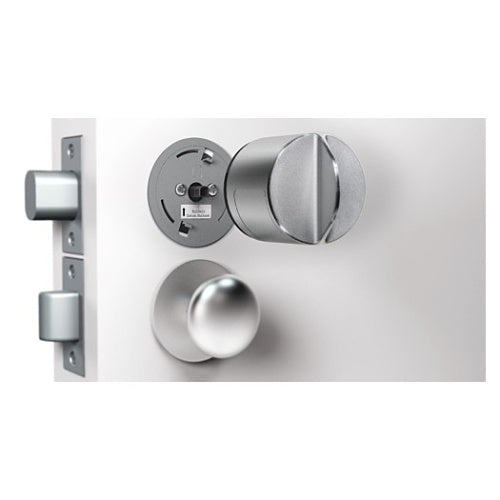 danalock D0ED0SI V3 Bluetooth and Zigbee Wireless Motorized Smart Lock for Deadbolts, Silver