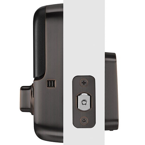Yale YRD256-ZW2-0BP Assure Lock SL Key Free Touchscreen Deadbolt with Z-Wave Plus, Lock Only, Oil Rubbed Bronze