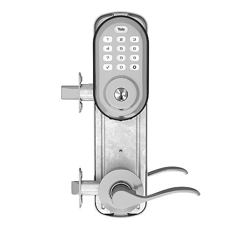 Yale YRC216-ZW2-NW-4-619  Interconnected Locksets Grade 2, Satin Nckl