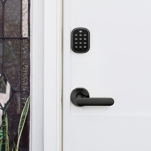Yale YRD136-ZW2-BSP Pro SL Key-Free Keypad Deadbolt with Z-Wave Plus, Black Suede
