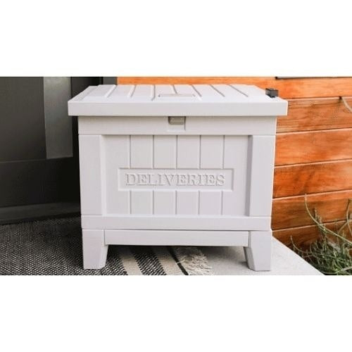 Yale YRBB-MD-KT-CB1-GRY Kent Smart Delivery Box with Wi-Fi, Manor Gray