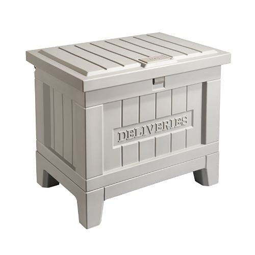 Yale YRBB-MD-KT-CB1-GRY Kent Smart Delivery Box with Wi-Fi, Manor Gray