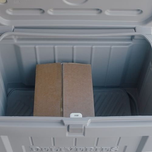 Yale YRBB-MD-KT-CB1K-GRY Smart Delivery Box with Wi-Fi and Smart Keypad, Manor Grey
