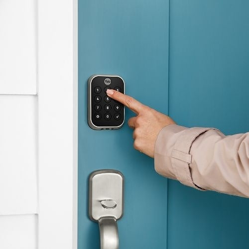 Yale YRD634-ZW2-619 Pro 2 Key-Free Keypad with Z-Wave, Satin Nickel