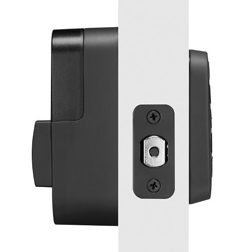 Yale YRD634-CB1-BSP Pro 2 Key-Free Keypad with Wi-Fi + Connect Bridge, Black Suede