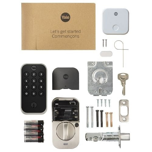 Yale YRD614-CB1-619 Pro 2 Keypad with Wi-Fi + Connect Bridge, Satin Nickel