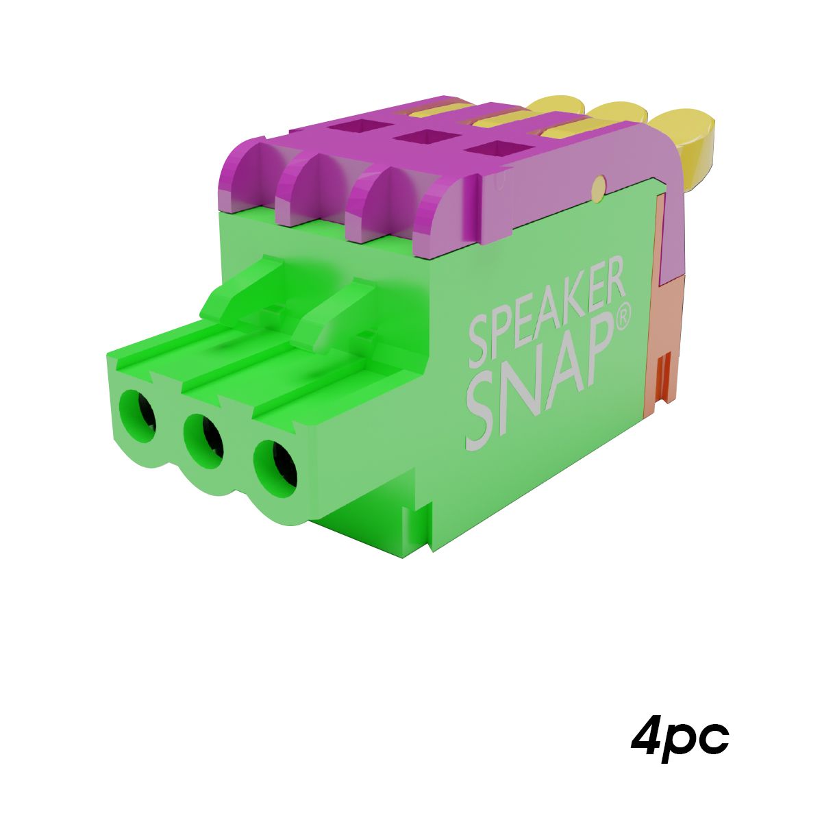 PHX (Phoenix) Interlocking Toolless Connectors 3-Pin / 4 Pc