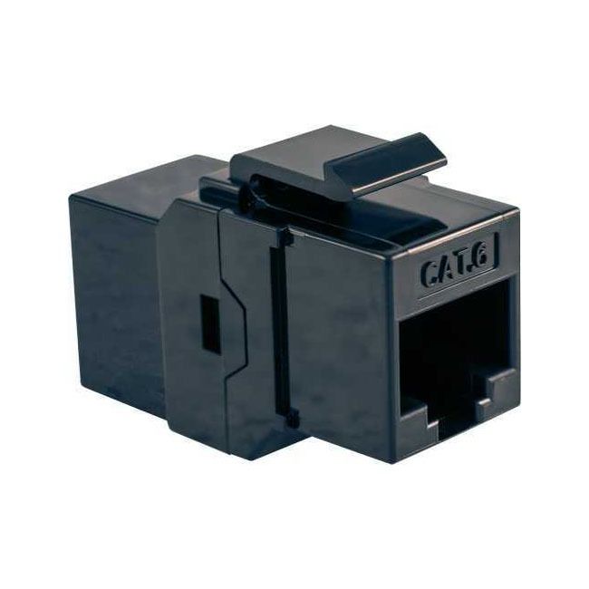 CAT6 Female/Female Keystone Couple , Black