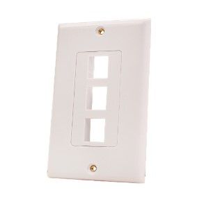 3 Port Decora Wall Plate