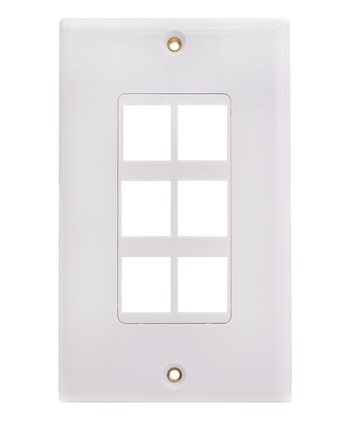 6 Port Decora Plate