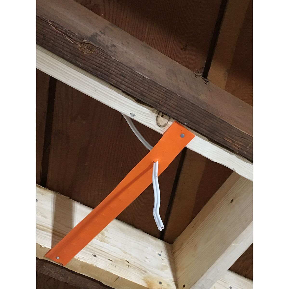Poke-E - cable holder rough-in perforated strip -12 ft /pk